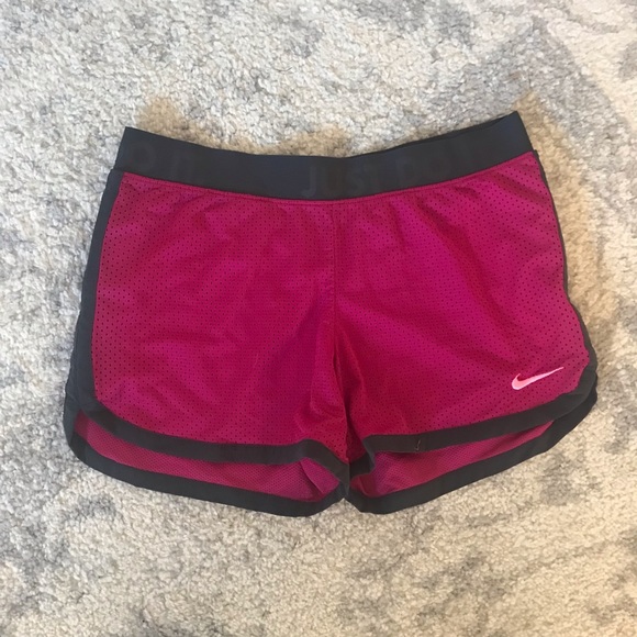 Nike pink dri-fit shorts - Picture 1 of 2